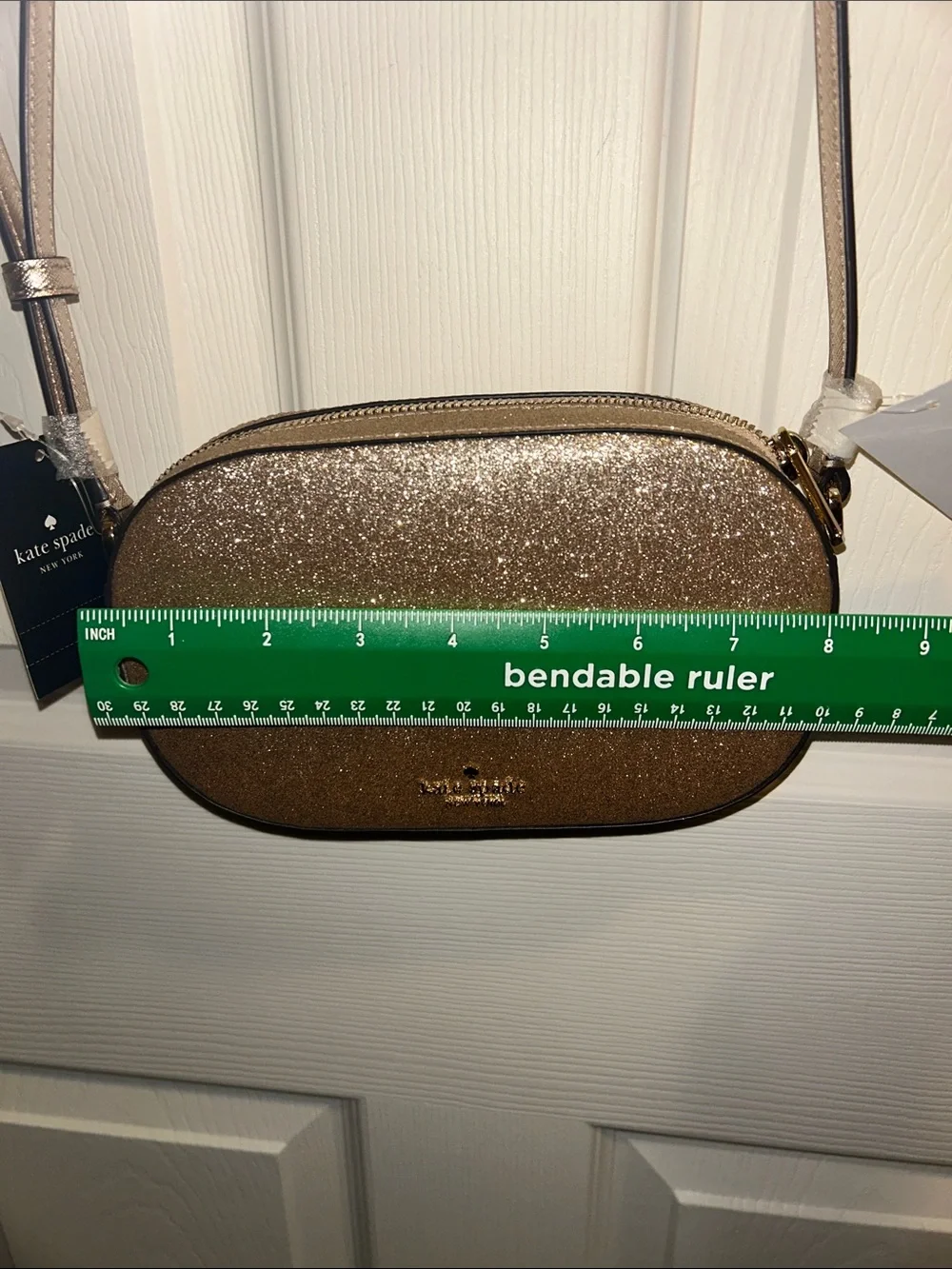 Authentic Kate Spade Glimmer Gold crossbody KE459 / Retail $299- new with tags